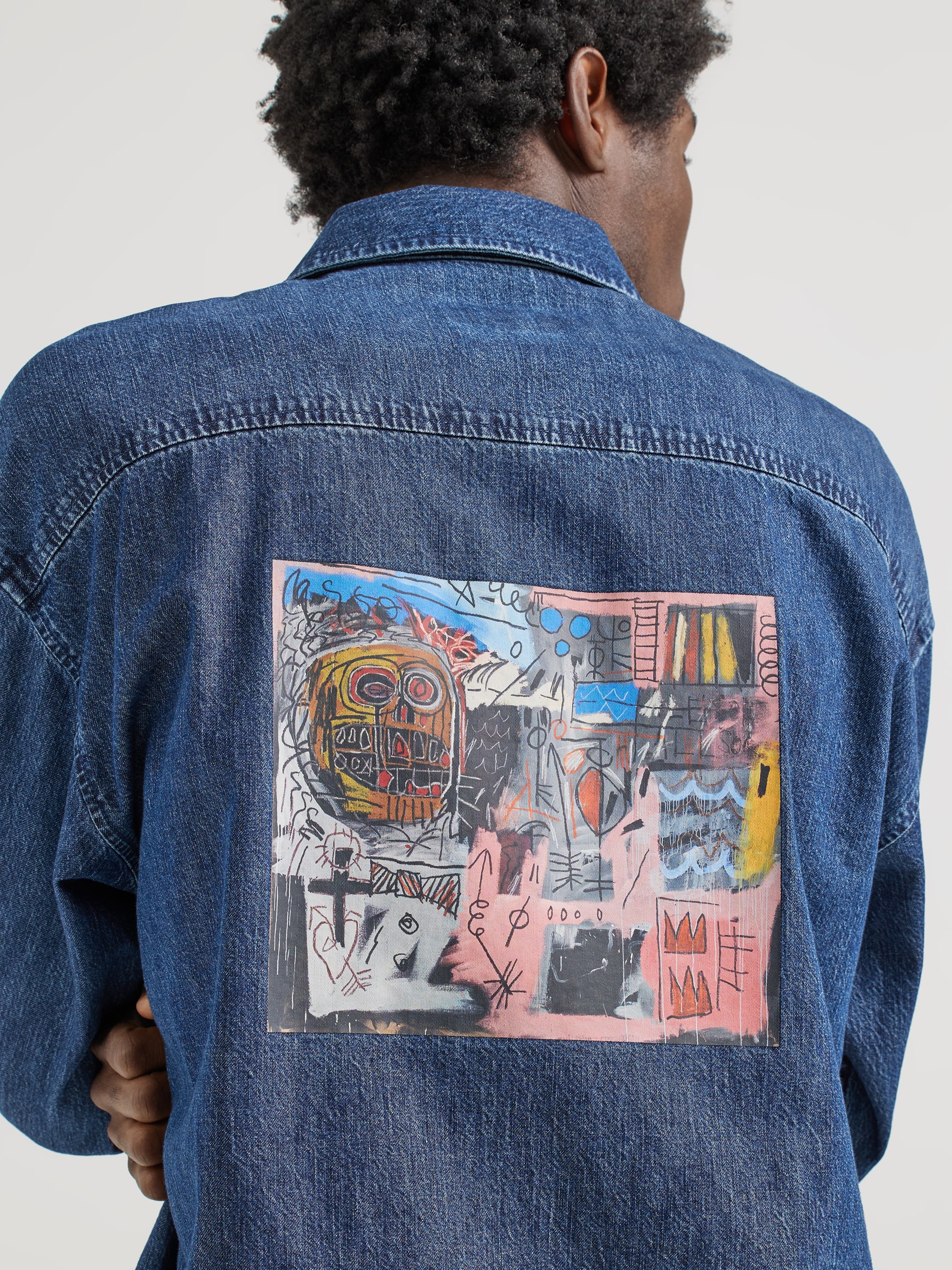 L/s Denim Workshirt Basquiat