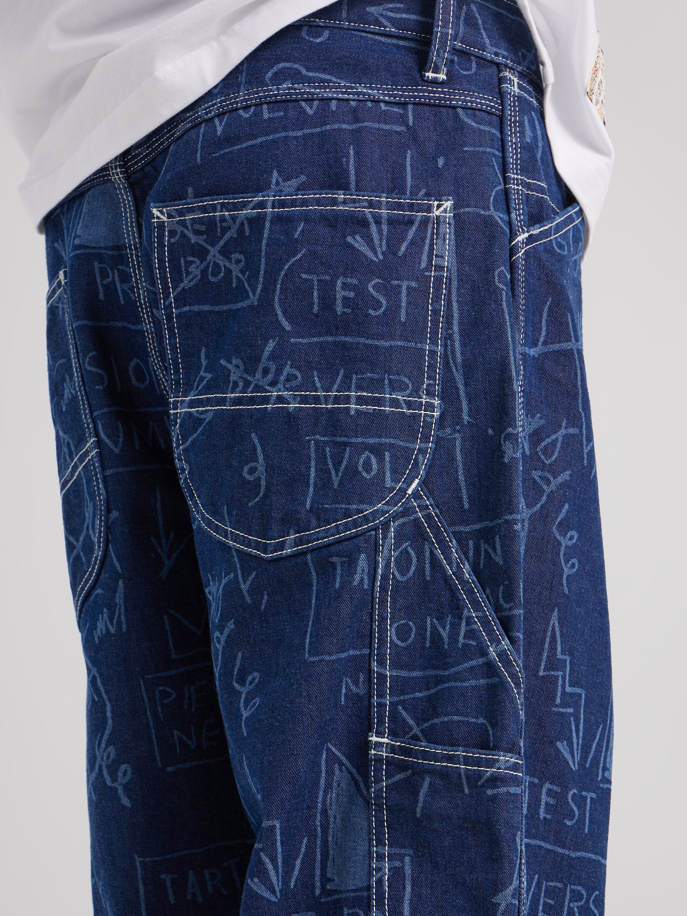 Printed Carpenter Basquiat