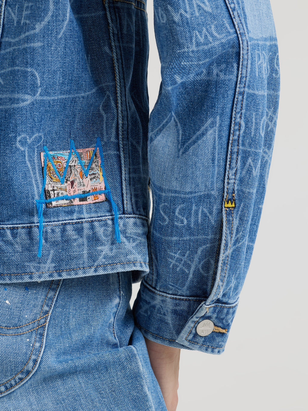 L/s Denim Jacket Basquiat