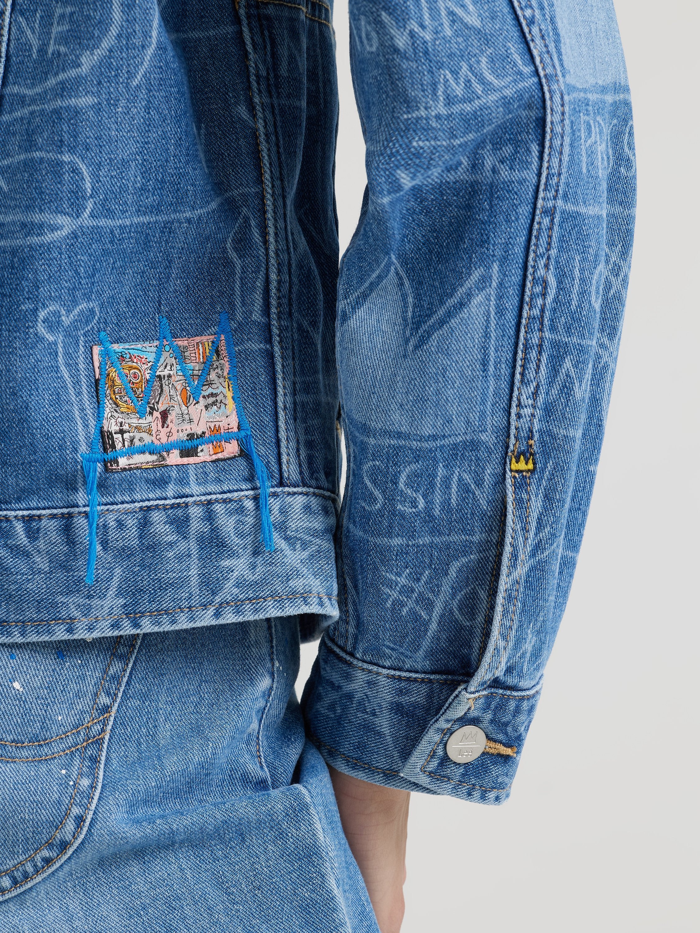 L/s Denim Jacket Basquiat