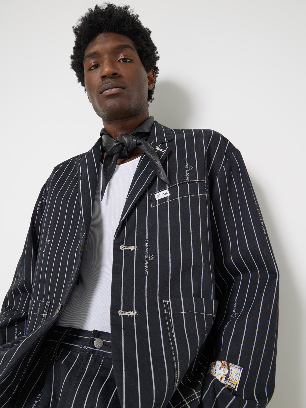 Striped Blazer Basquiat