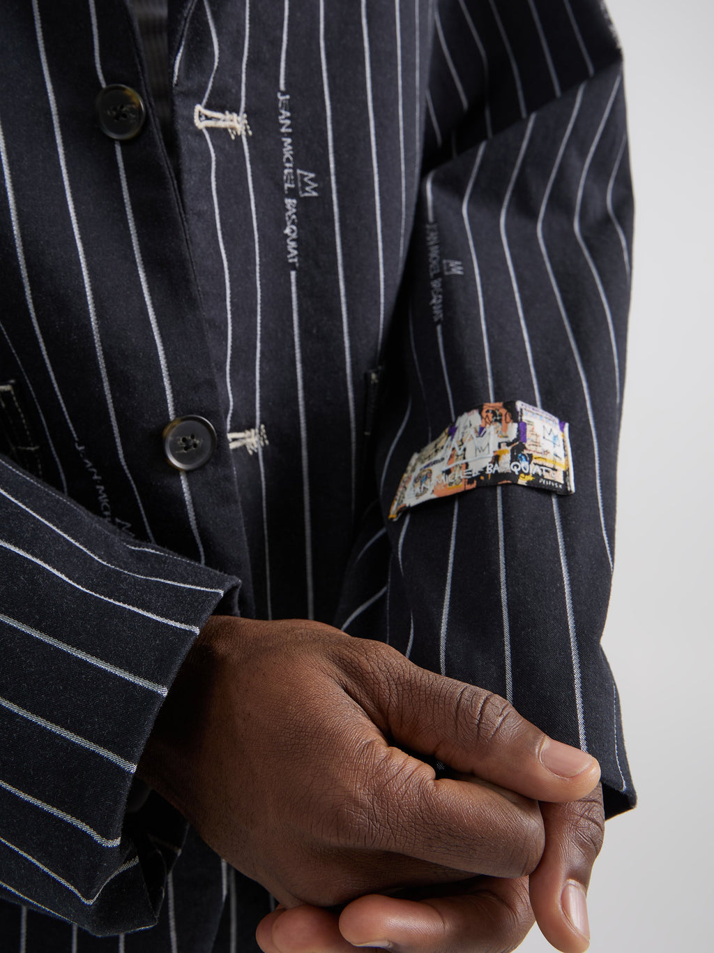 Striped Blazer Basquiat