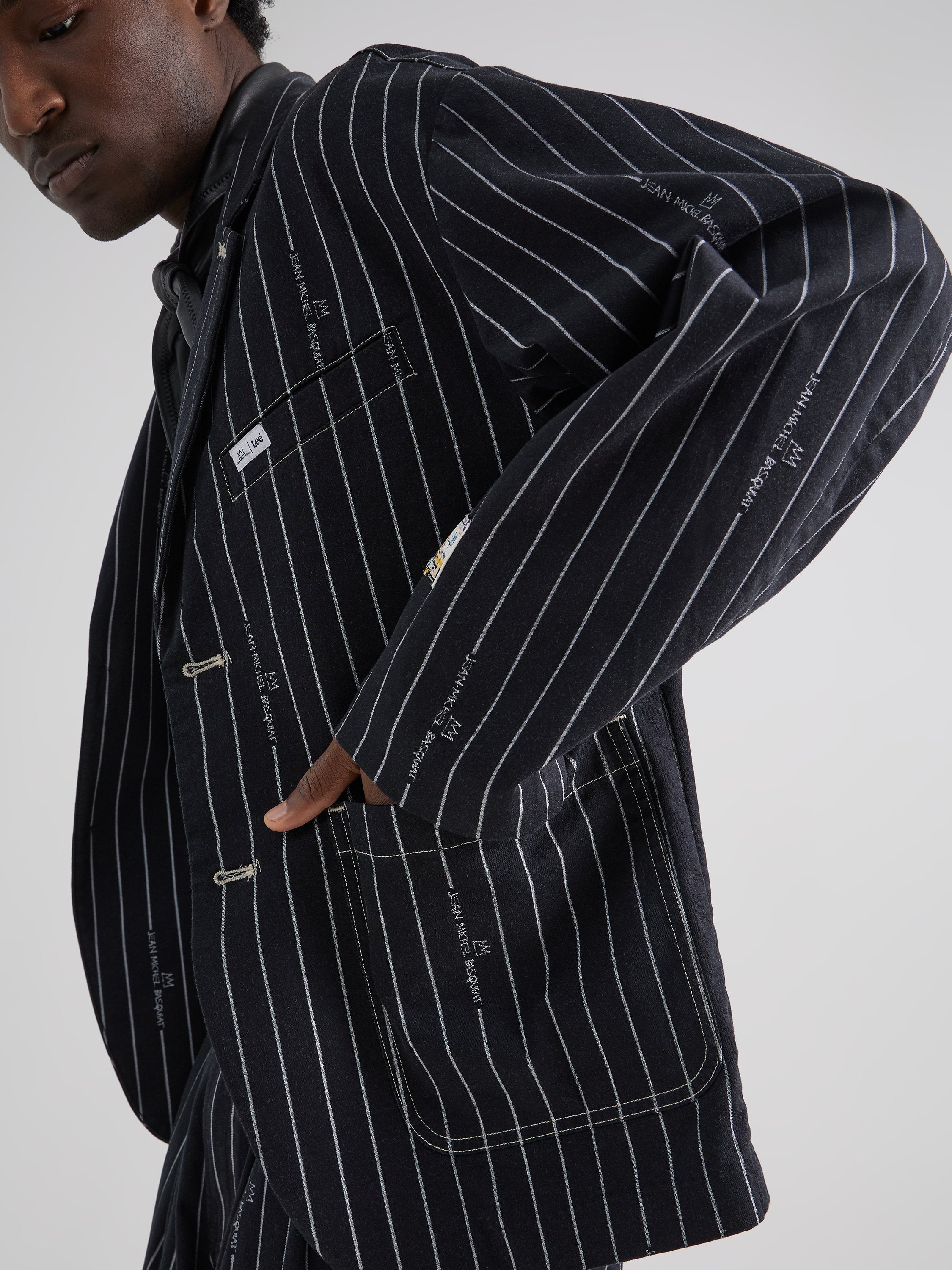 Striped Blazer Basquiat