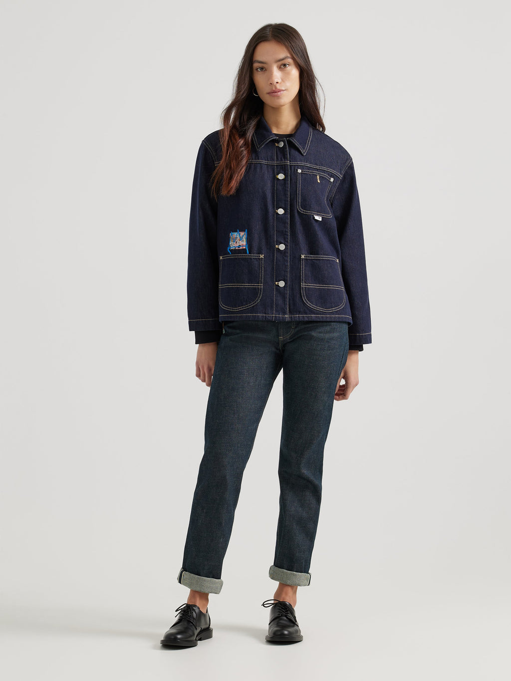 Denim Chore Coat Basquiat