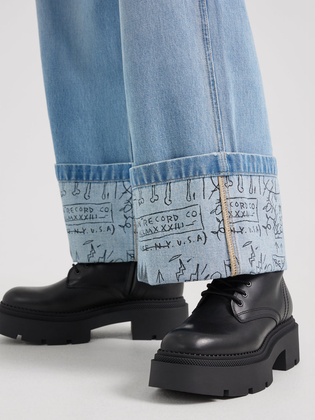 Cuffed Carpented Basquiat