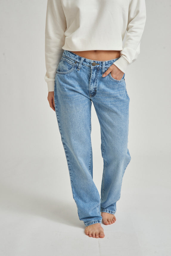 Jean Mid Rise Light Blue