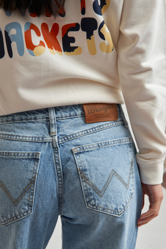 Jean Mid Rise Light Blue