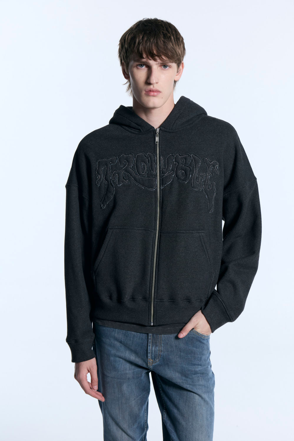 Campera Trouble Negro