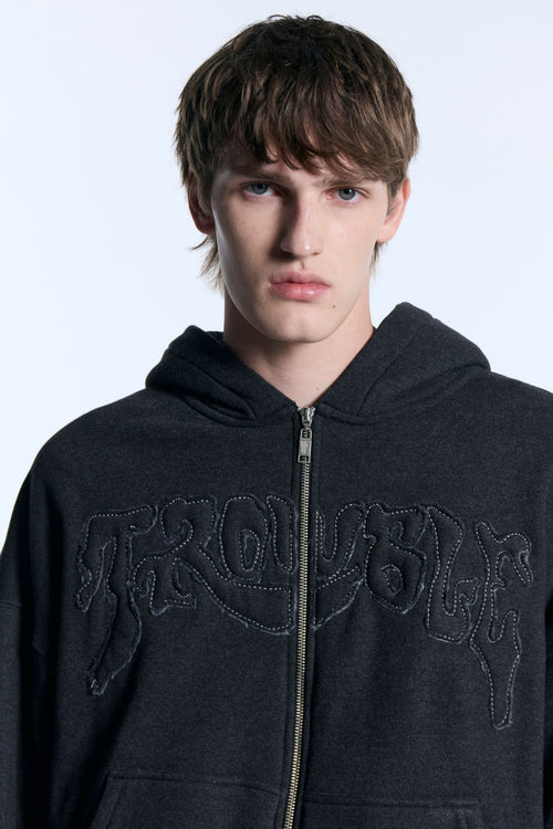 Campera Trouble Negro