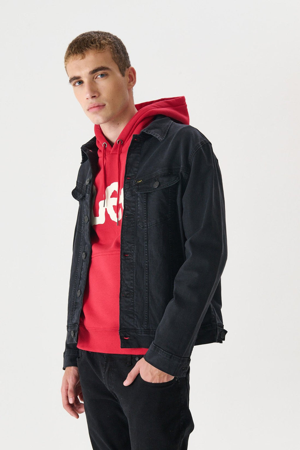 Jacket Rider Grey Black