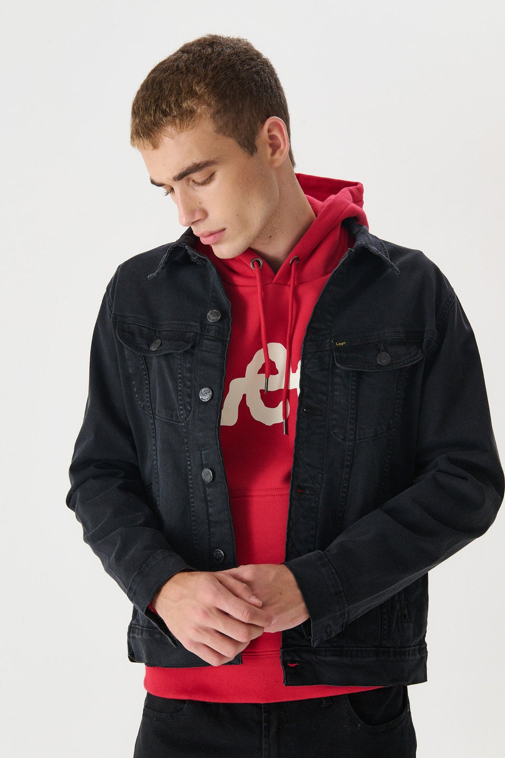 Jacket Rider Grey Black