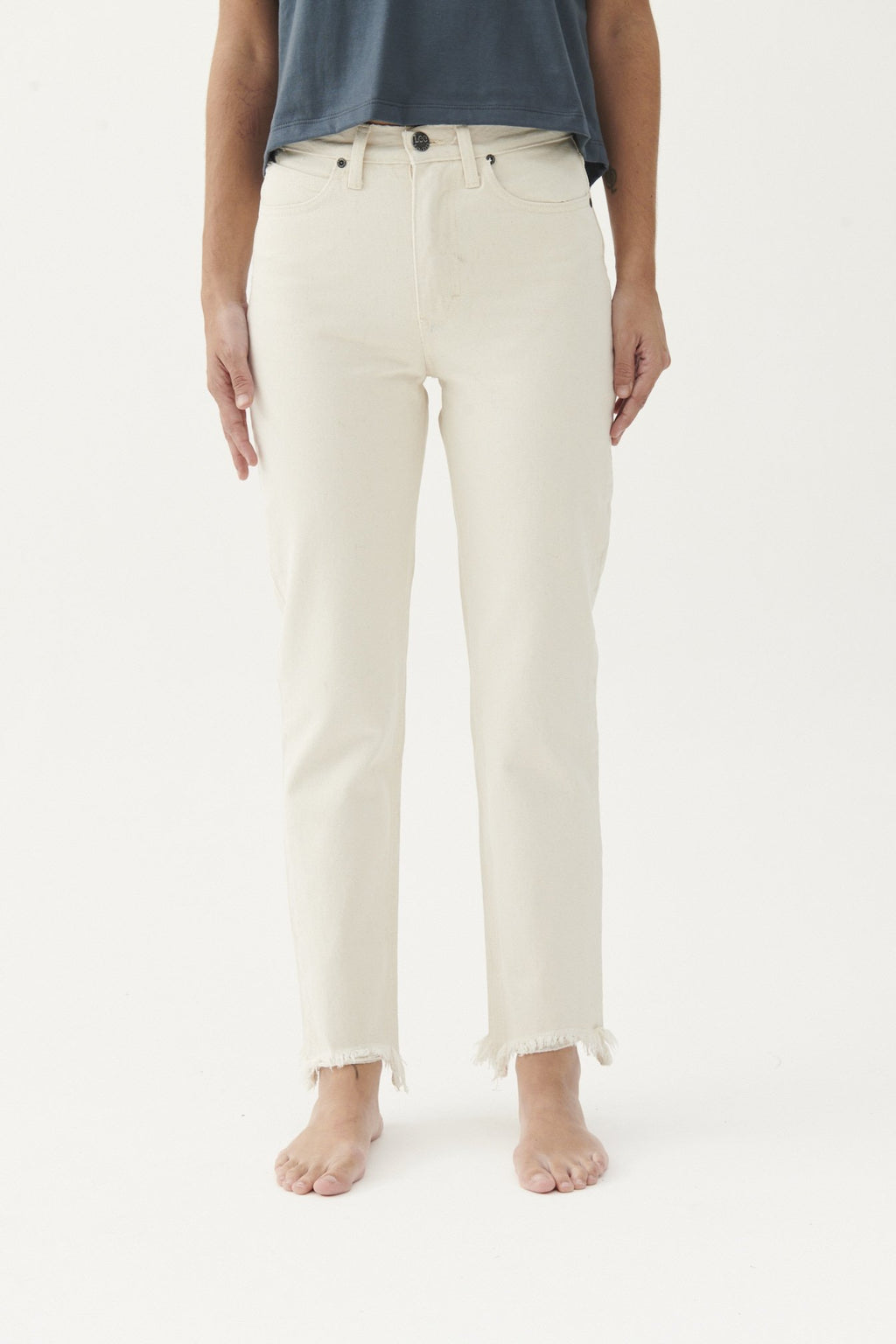 Jean Slim Elly White