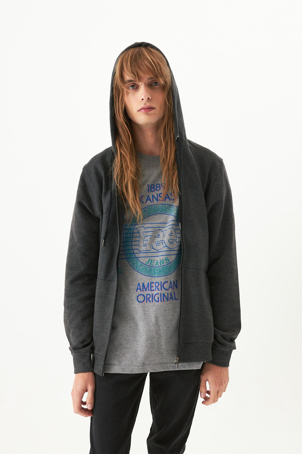 Campera Lisa Con Capucha Rus
