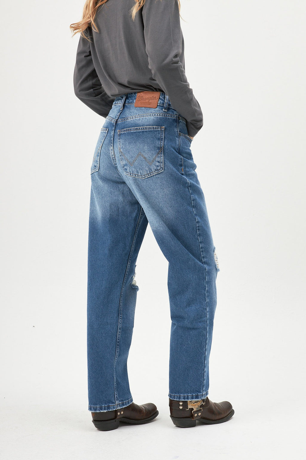 Jean Straight Blue Trash
