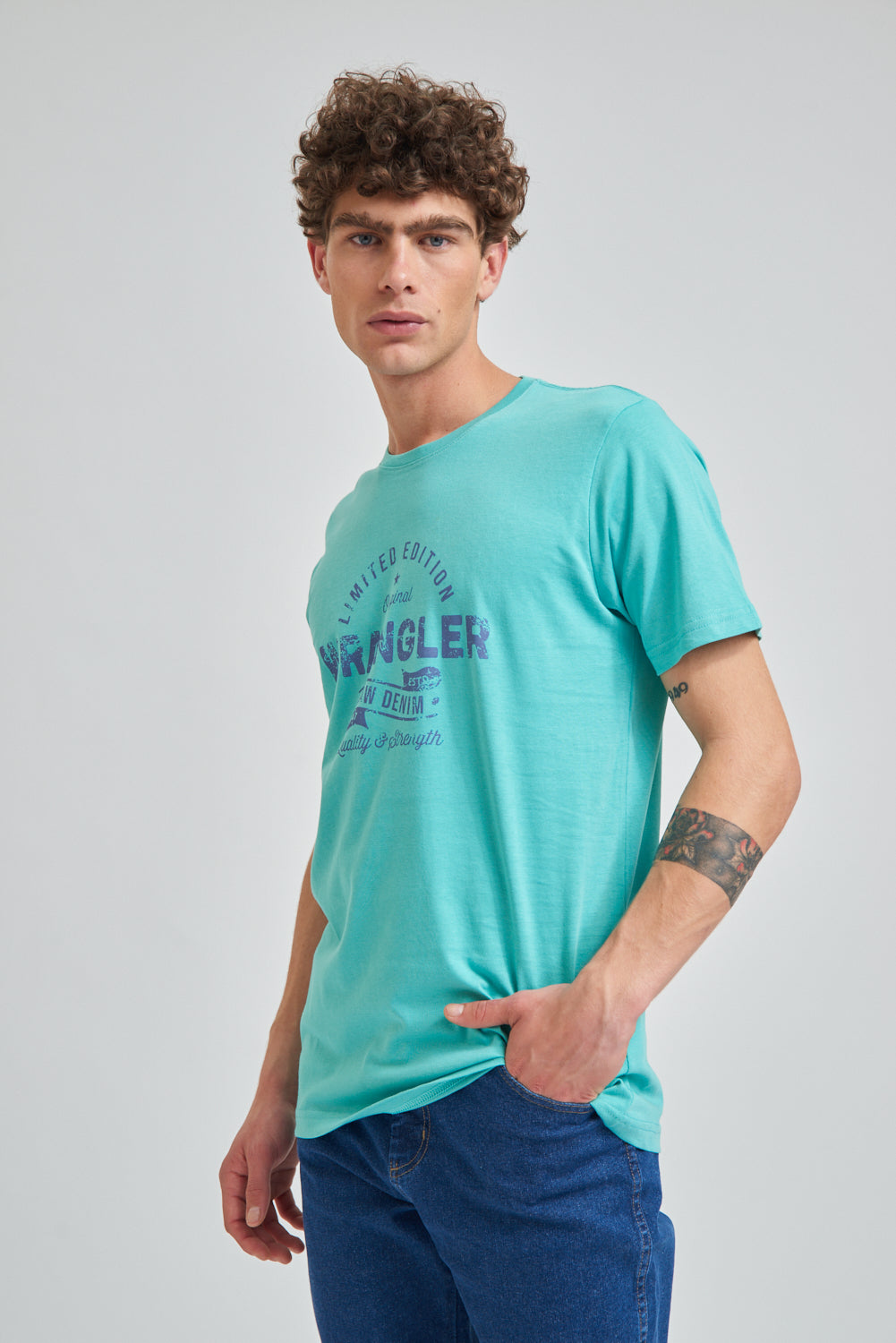 T-shirt Raw Denim Ss