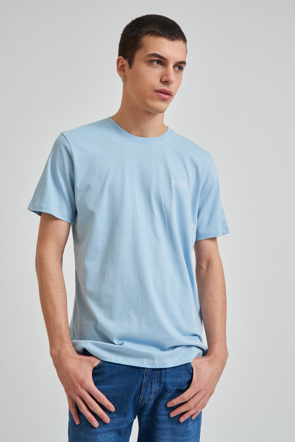 T-shirt Denim And Leather Ss