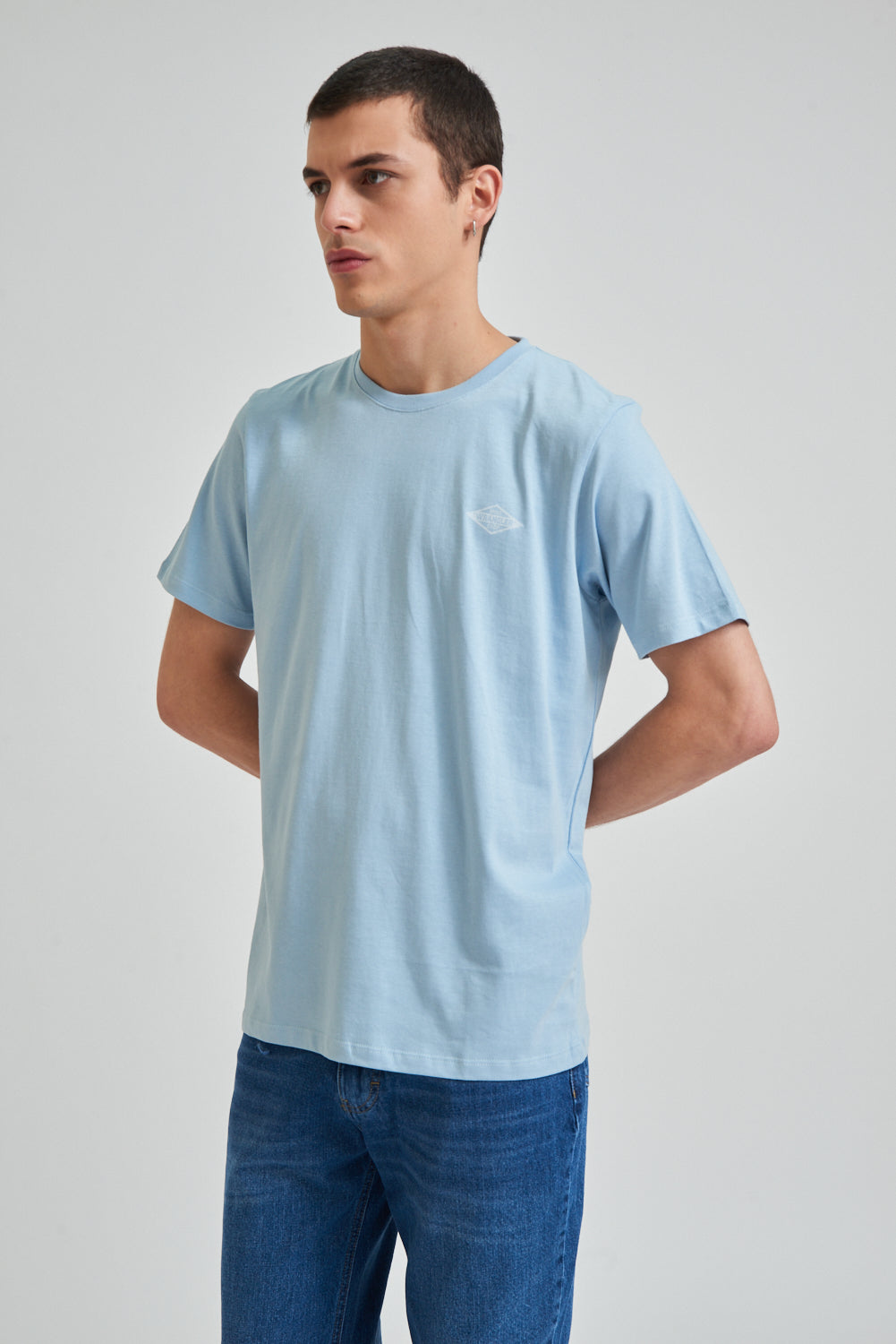 T-shirt Denim And Leather Ss