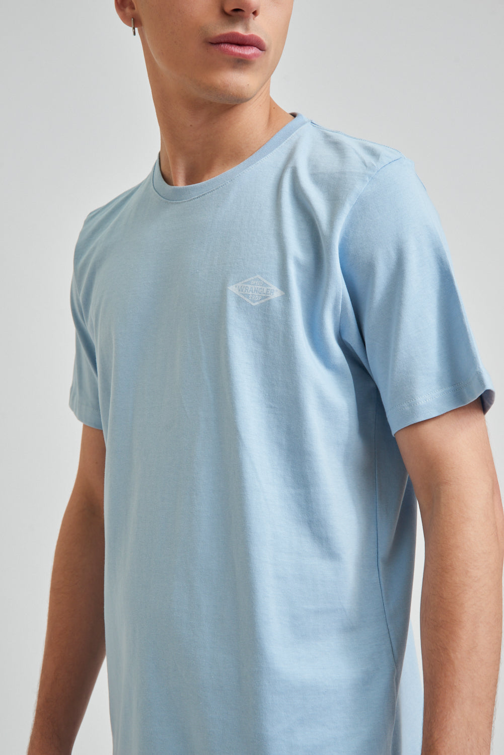 T-shirt Denim And Leather Ss