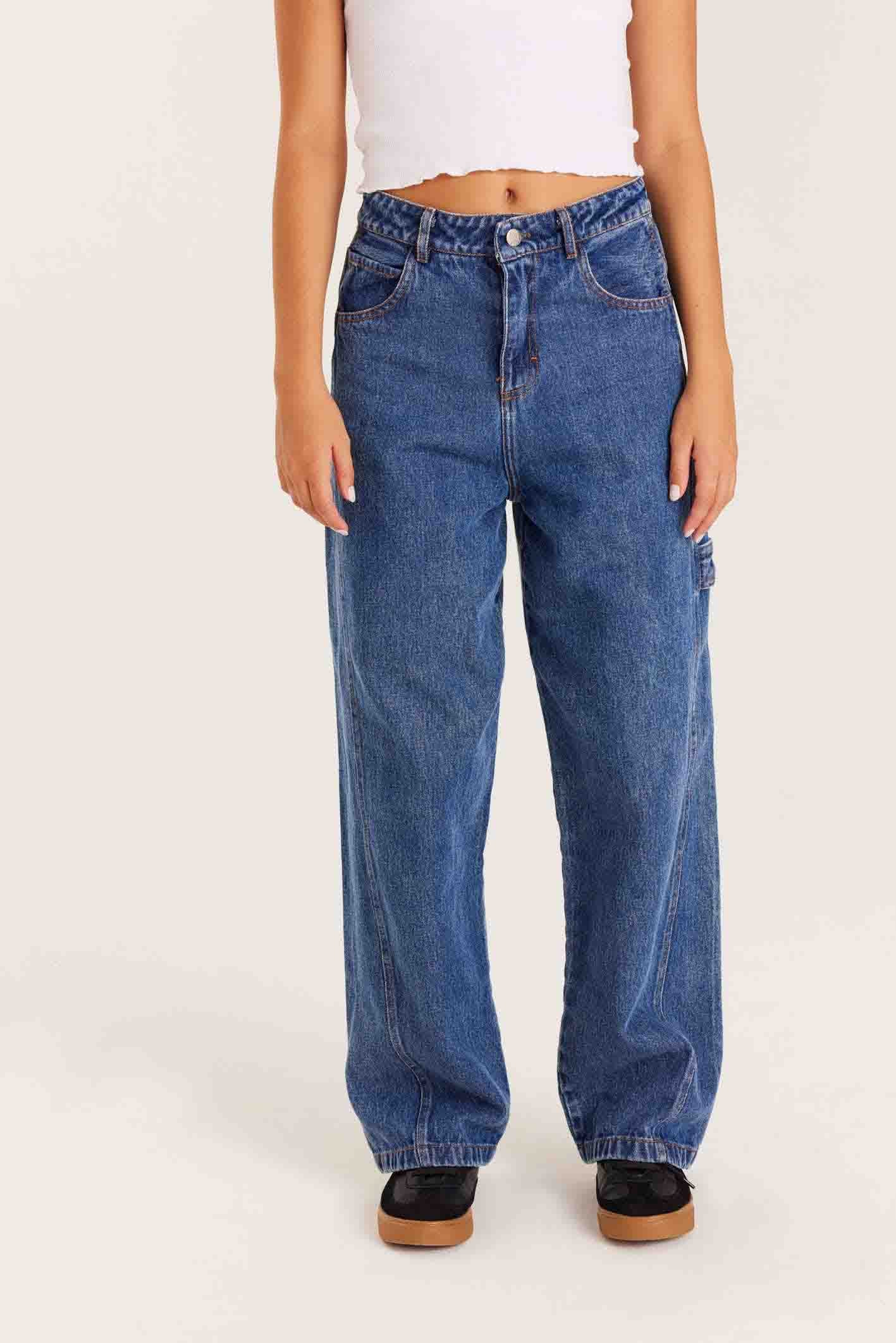Jean Slouchy Pink