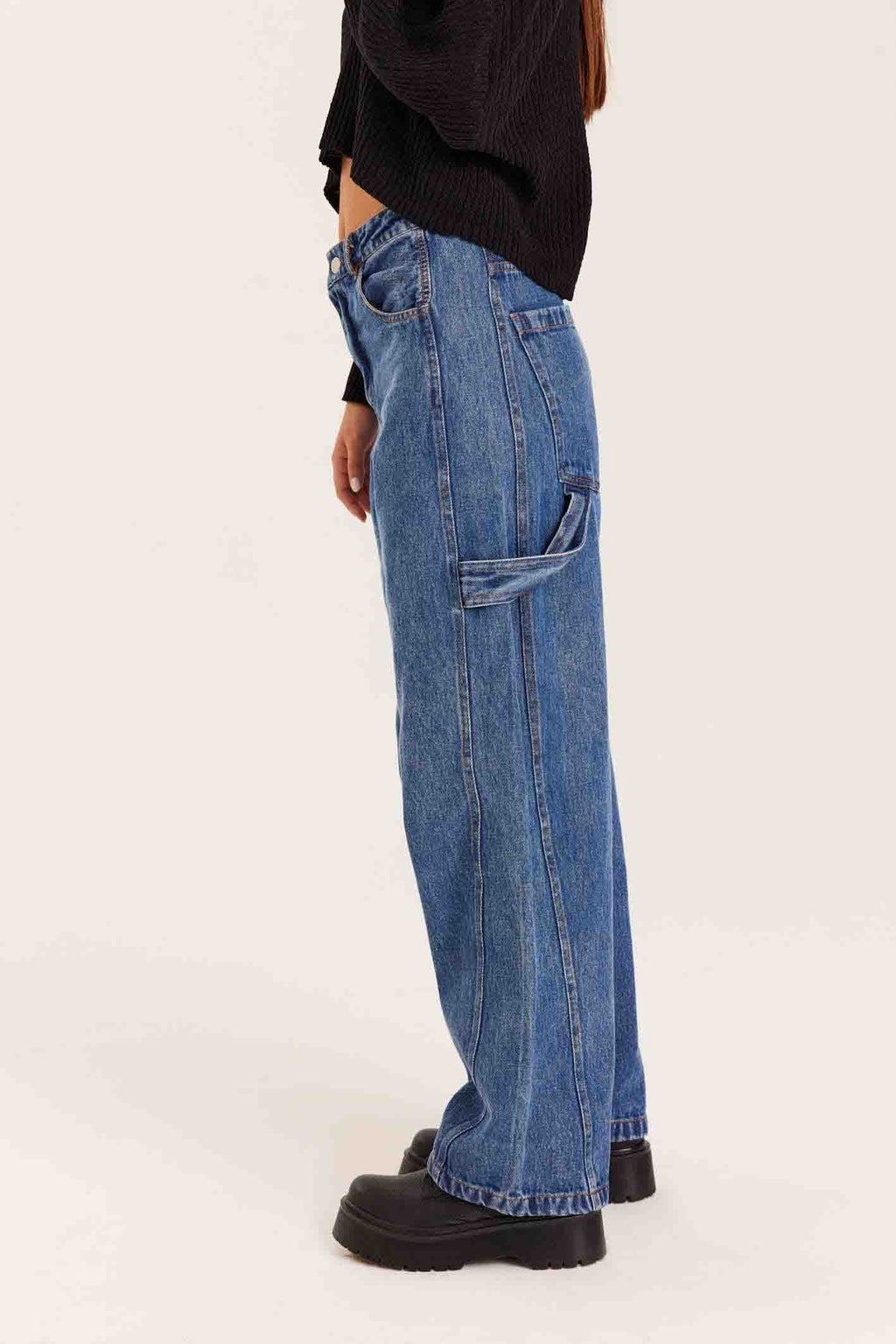 Jean Slouchy Pink