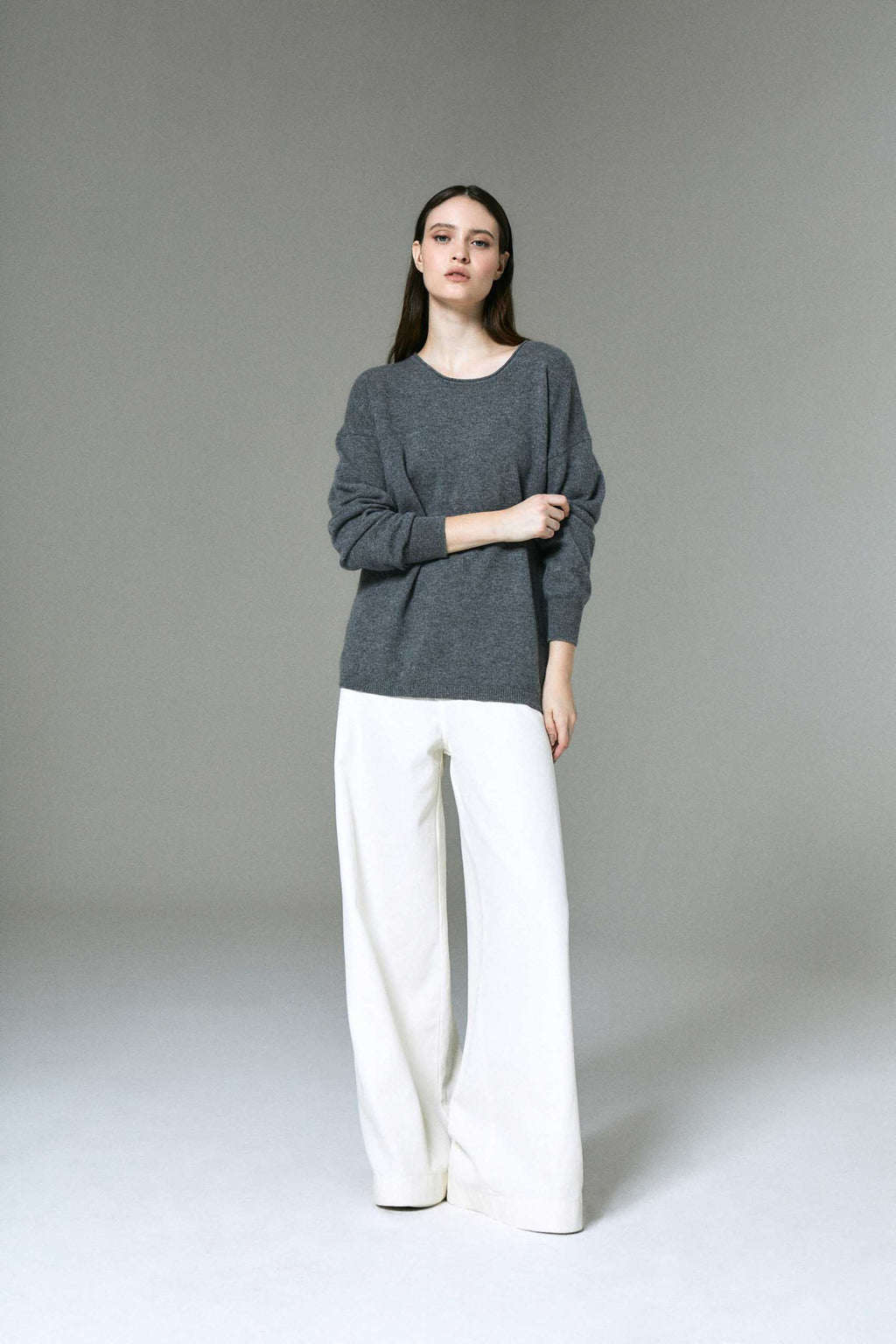 Jean Wide Leg Off White