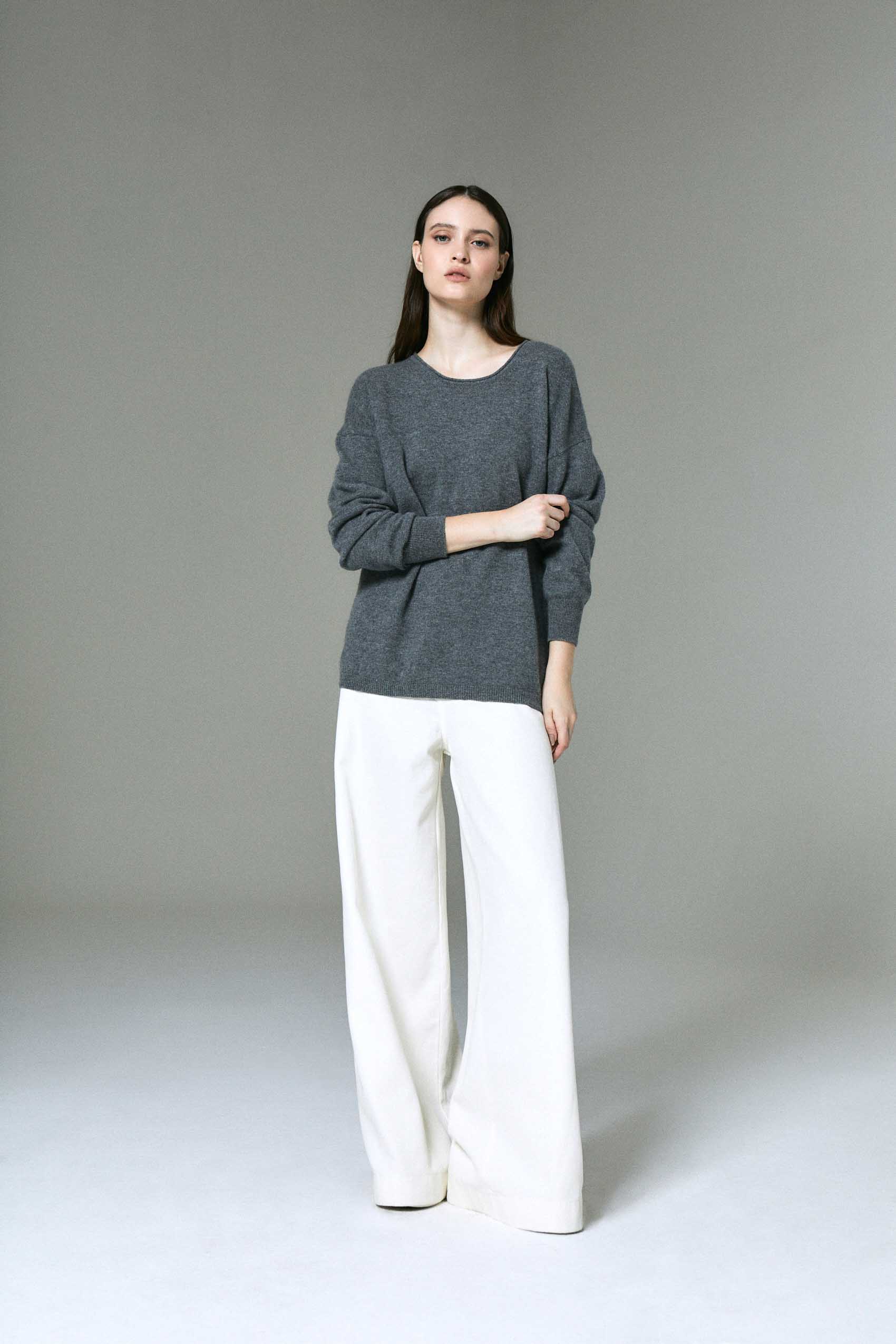 Jean Wide Leg Off White