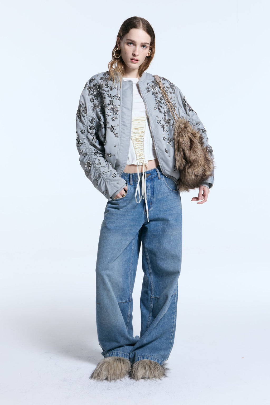 Bomber Louise Gris