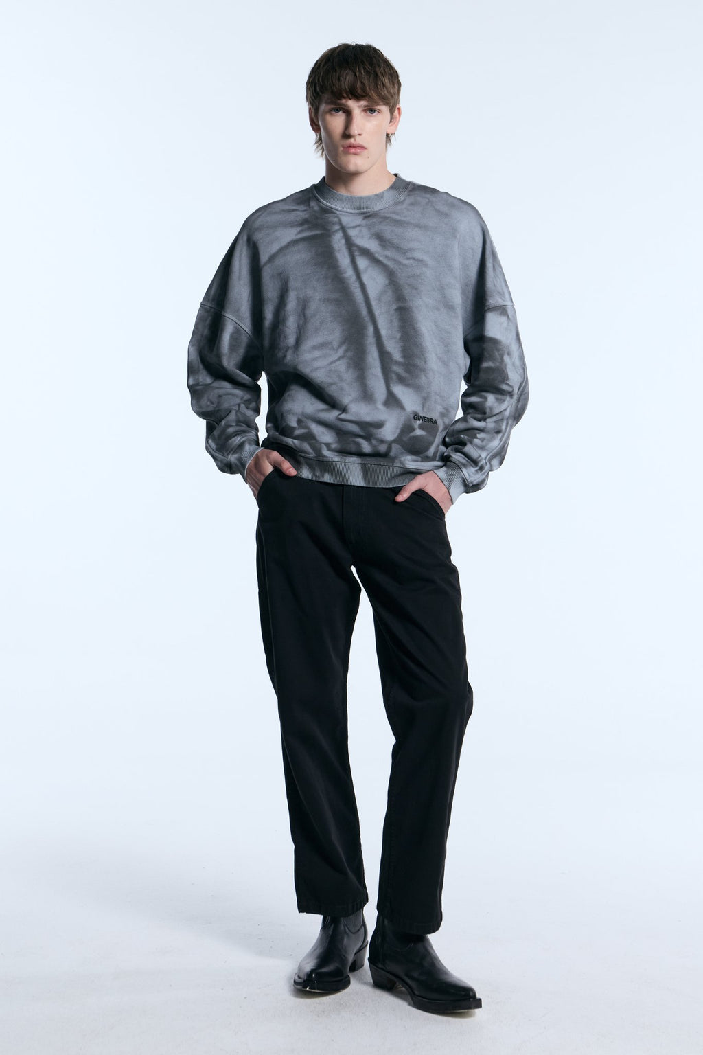 Buzo Cuello Gris