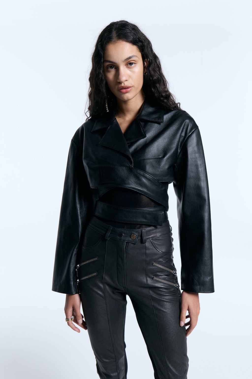 Calza Cuero Sofia Negro