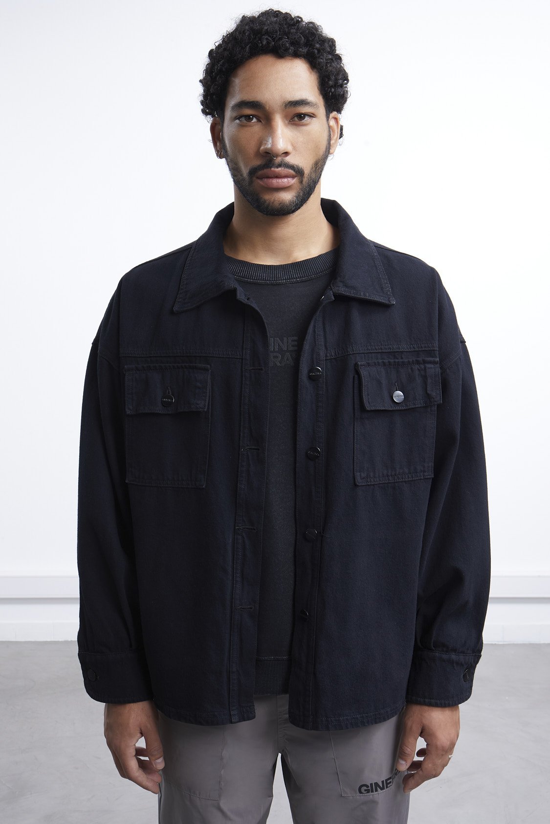 Campera Camisaco Industrial Negro