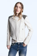 Campera Cuero Turin Tiza