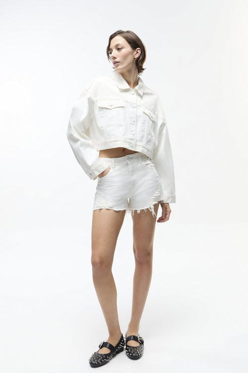 Campera Denim Alina Offwhite