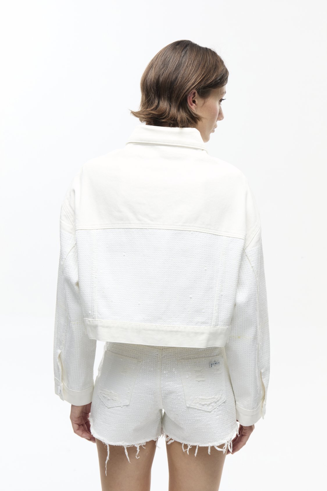 Campera Denim Alina Offwhite
