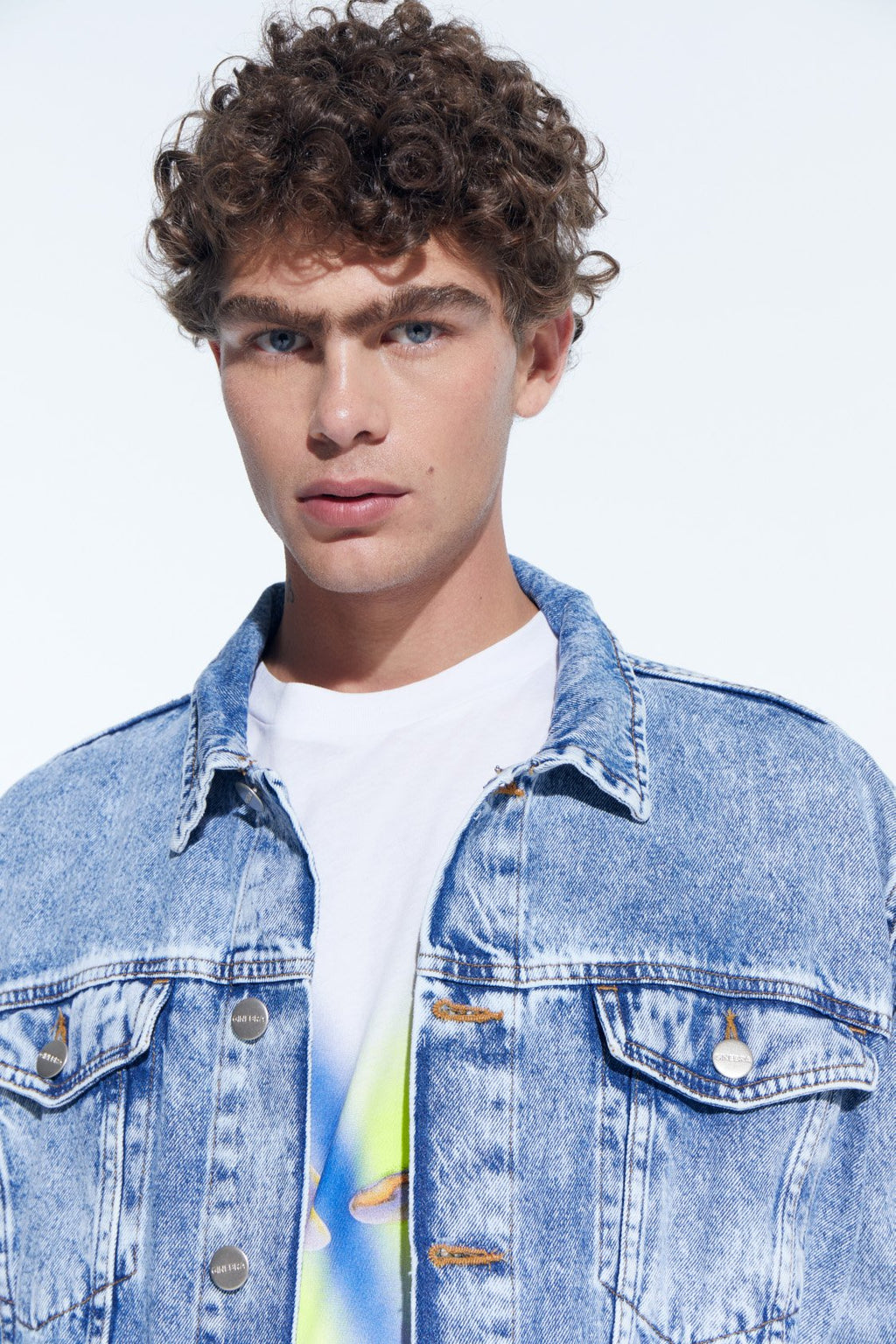 Campera Denim Ice Azul