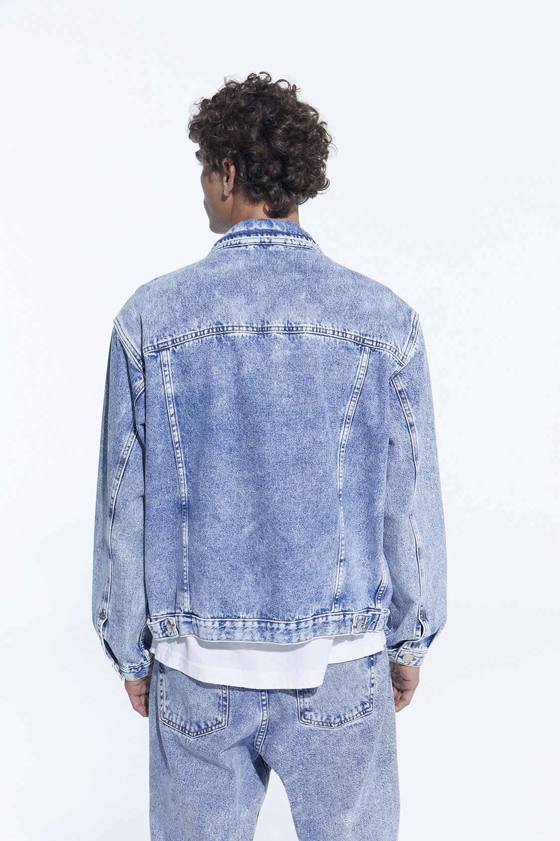 Campera Denim Ice Azul