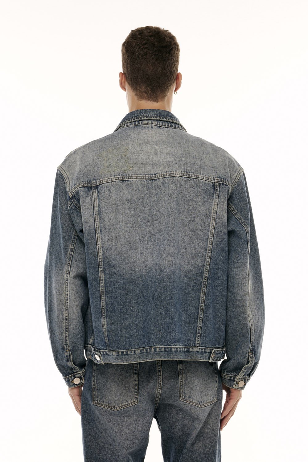 Campera Denim Oxido Azul