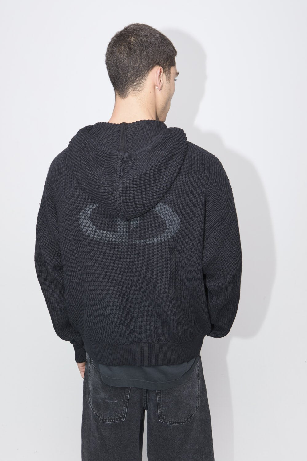 Campera Tejida Negro