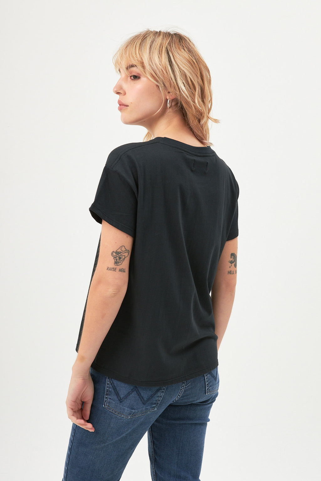 T Shirt Ss Wrangler Sunset