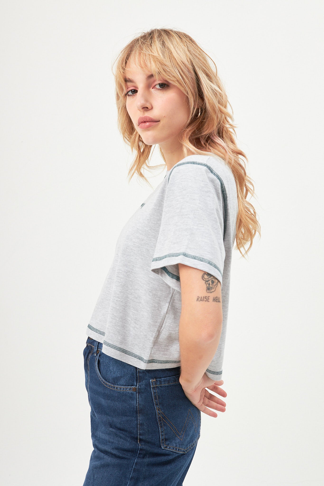 T Shirt Ss Stitches Color