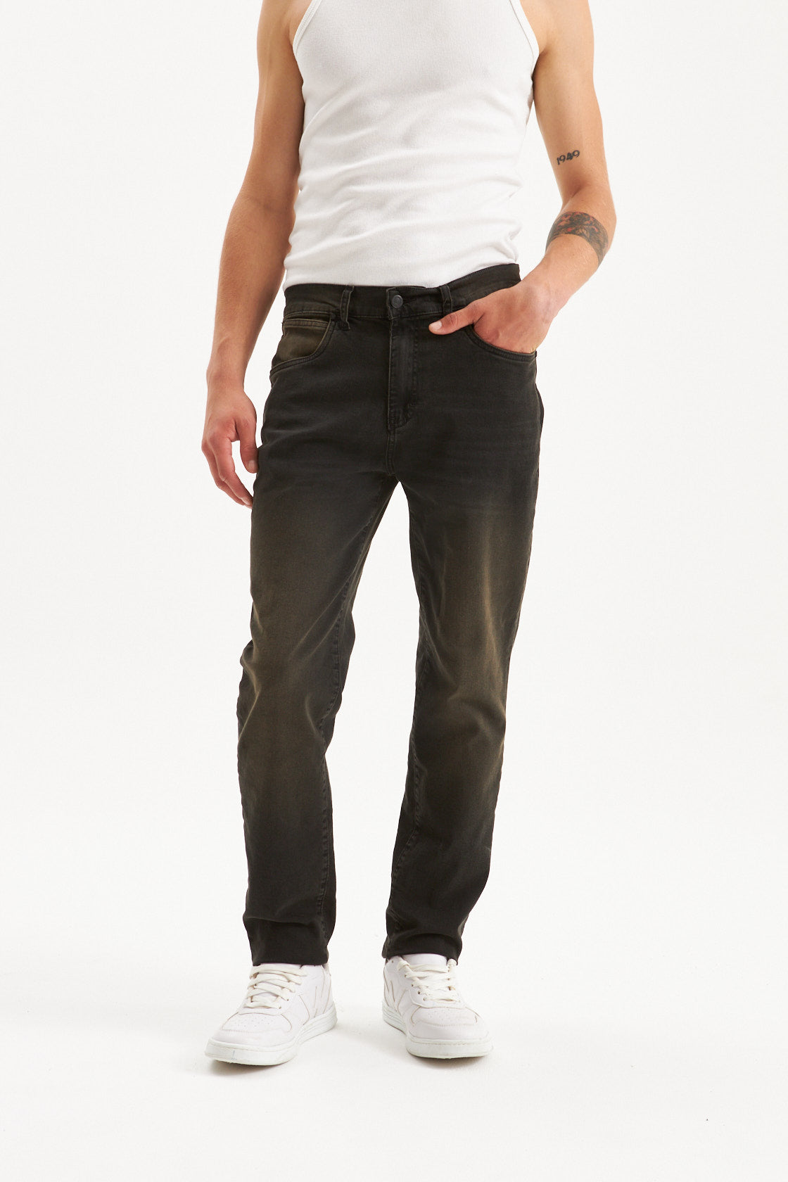 Jean Larston Grey Black