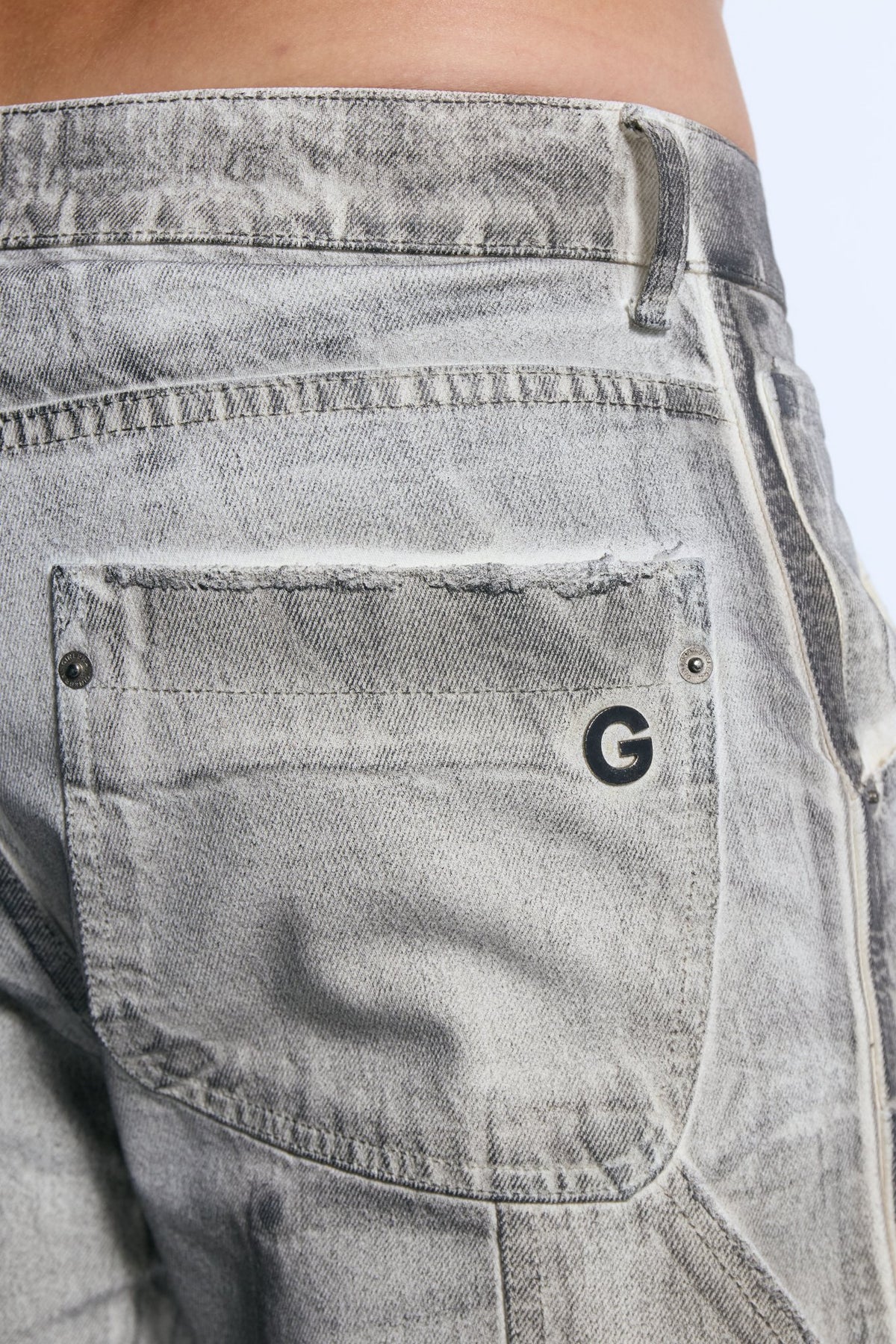 Jean Denim Carpintero Spray Offwhite