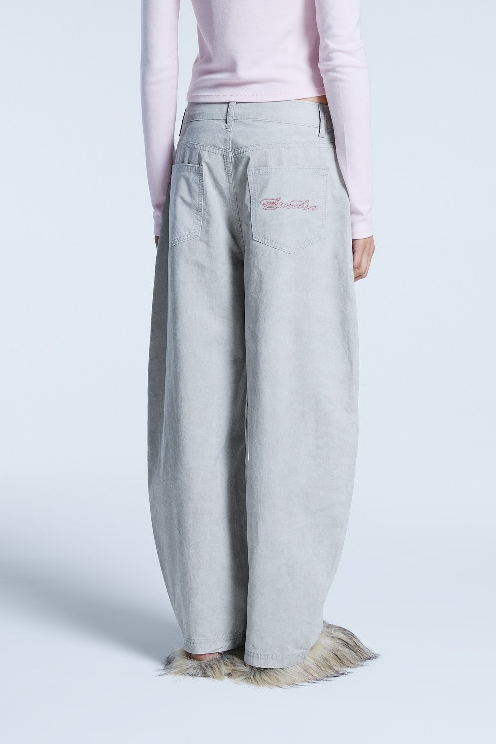 Pantalon Nova Gris Melange