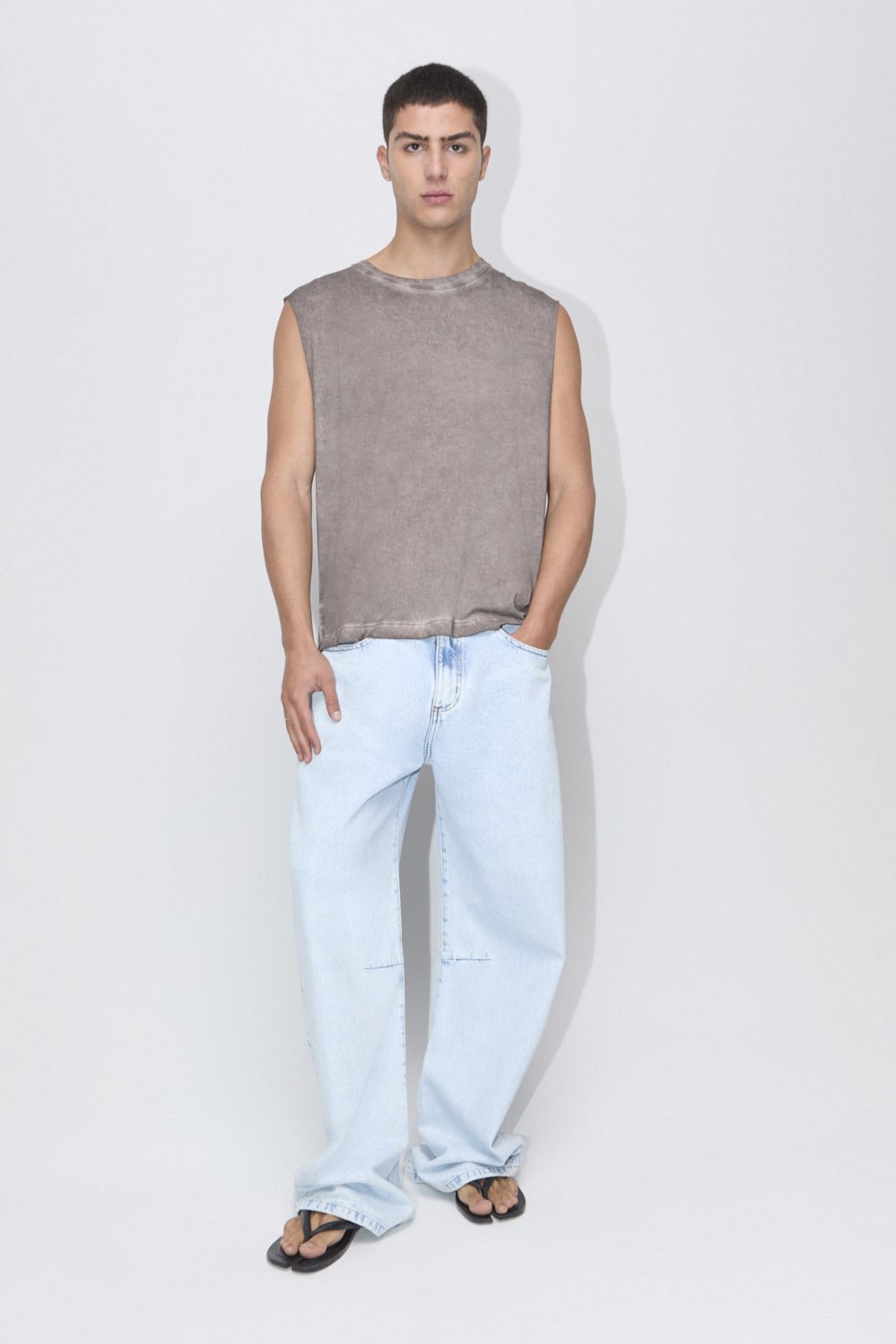 Remera Americana Marron