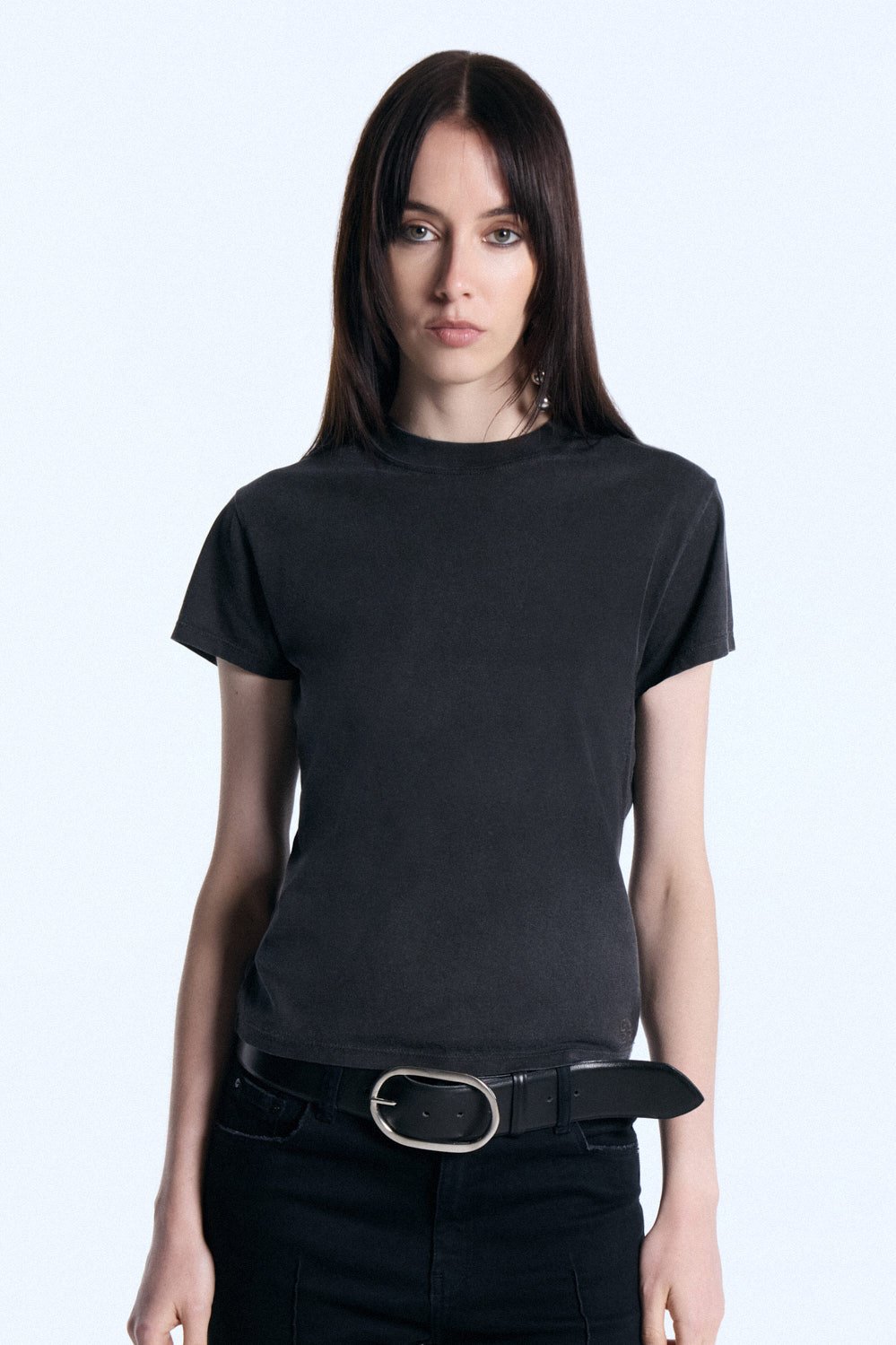 Remera Baby Tee Negro