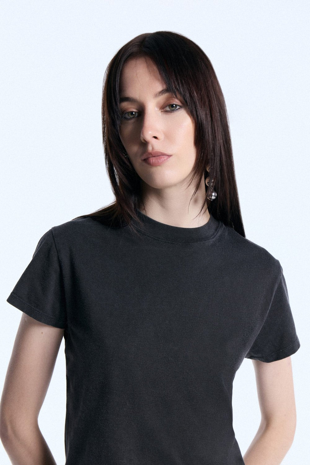 Remera Baby Tee Negro
