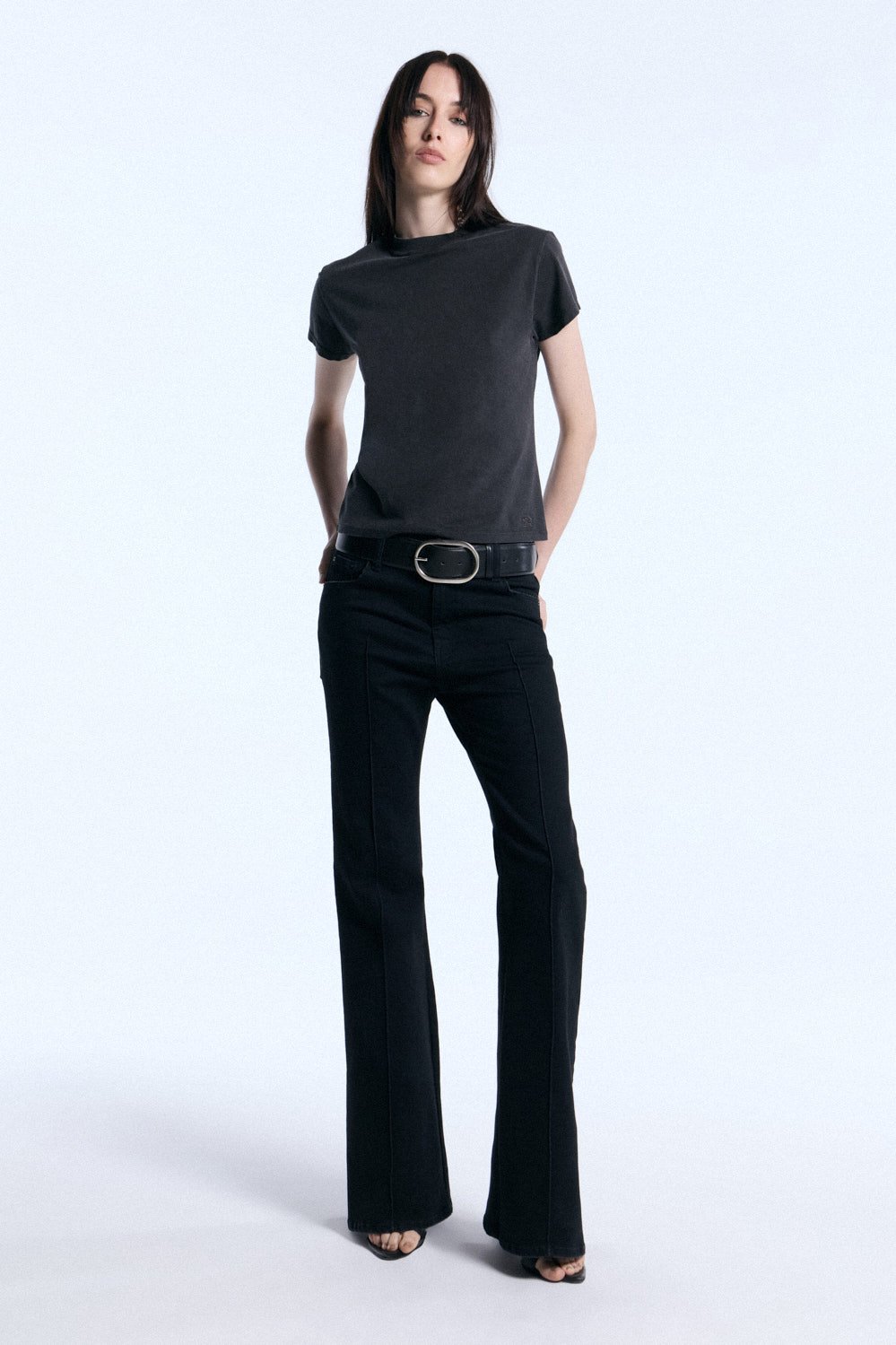 Remera Baby Tee Negro