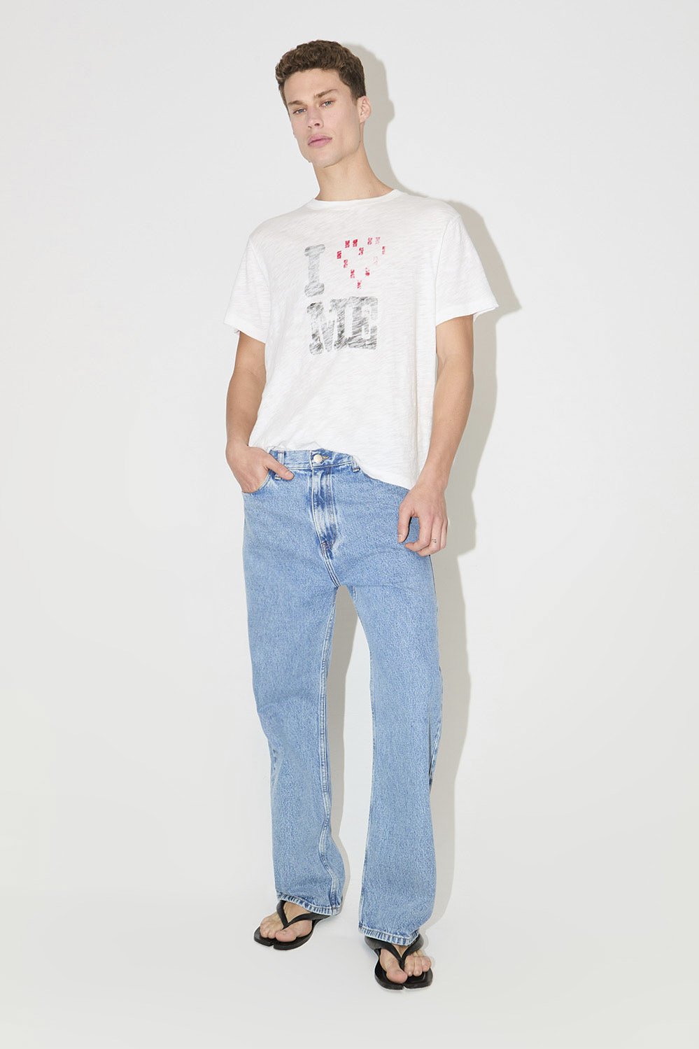 Remera Love Blanco
