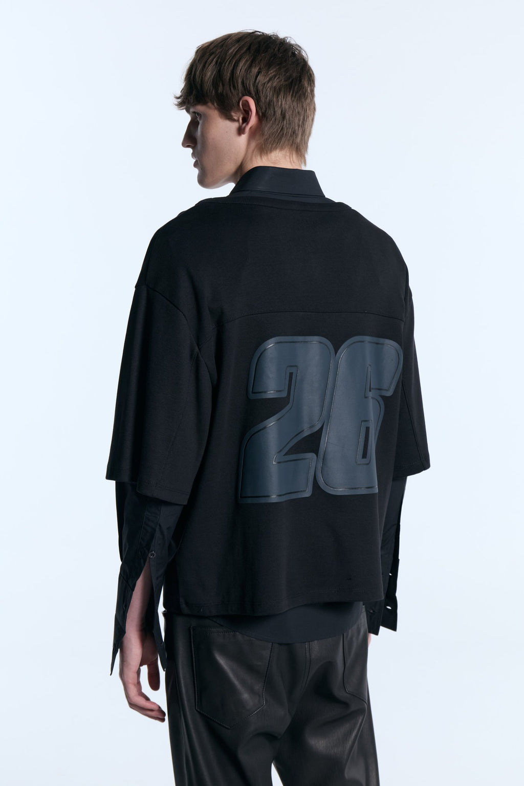 Remera Soccer Negro