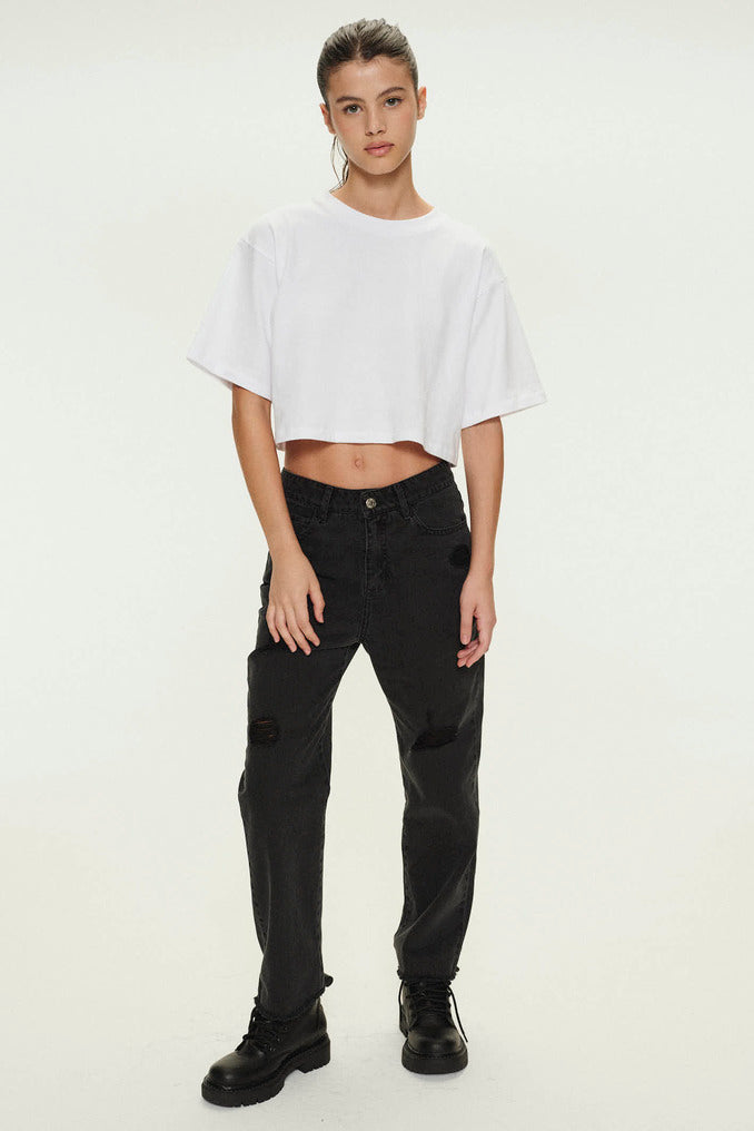 Jean Straight Crop Doha 22-34.