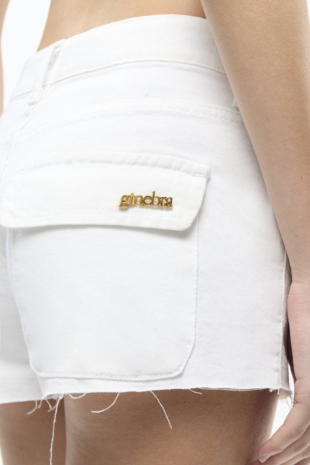 Short Denim Kai Offwhite